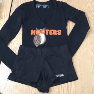 Hooters long sleeve uniform